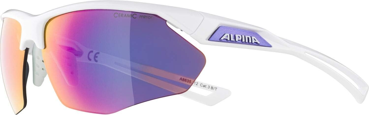 Sportbrille mit Halbrahmen Unisex weiß-violett - jetzt bis zu 35 % sparen