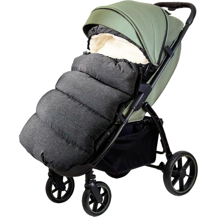 Universal Kinderwagen-Fußsack Extra Groß - Dunkelgrau - bis zu 35% Rabatt