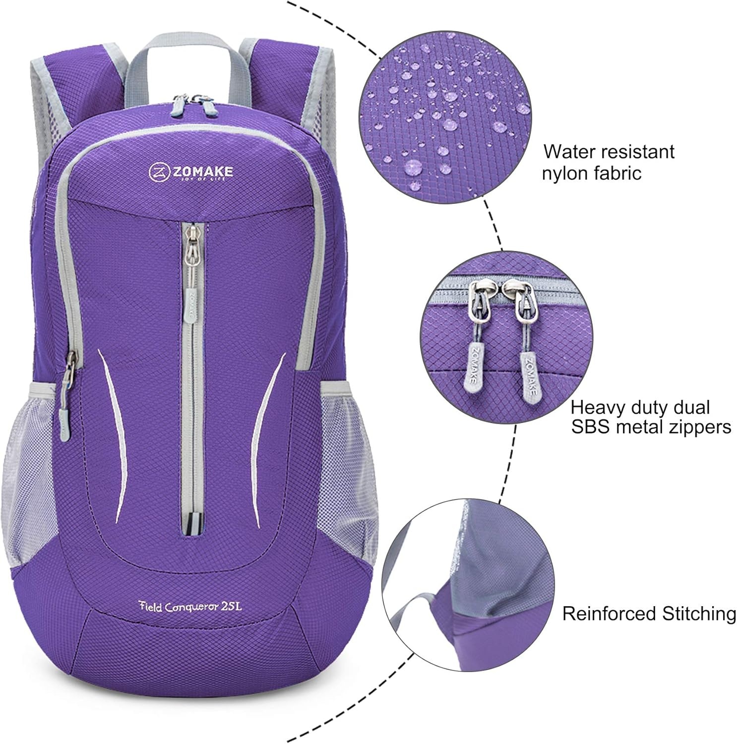 Leichter 25L Falt-Rucksack: Wasserabweisend & Ideal für Outdoor - bis zu 35% Rabatt