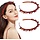 Stylisches Haarband mit 8 Clips - 2er-Set Rot - Sparen Sie bis zu 35%