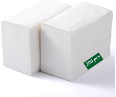Hochwertige Papierservietten 40x40cm - 200 Stück - bis zu 35% Rabatt