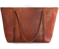 Vintage Echtleder Damen-Shopper für 16 Zoll Laptops - bis zu 35% Rabatt