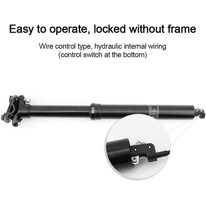 Hydraulische Dropper-Sattelstütze 31,6x395mm - Jetzt bis zu 35% sparen!