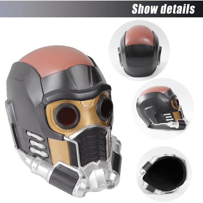 Star-Lord Vollgesichtshelm - Authentische Cosplay-Maske - bis zu 35% Rabatt
