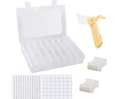 Stickgarn-Organizer Box mit 40 Spulen & Wickler - Sparen Sie bis zu 35%