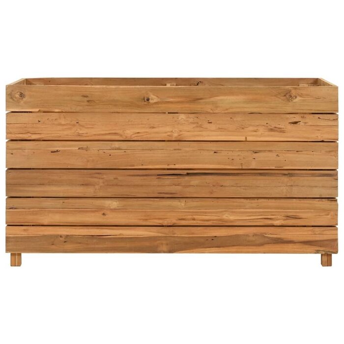 Hochbeet aus Teakholz & Stahl 100x40cm - bis zu 35% Rabatt