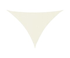 Dreieckiges Sonnensegel 3,5x3,5x4,9m Creme - bis zu 35% Rabatt