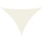 Dreieckiges Sonnensegel 3,5x3,5x4,9m Creme - bis zu 35% Rabatt