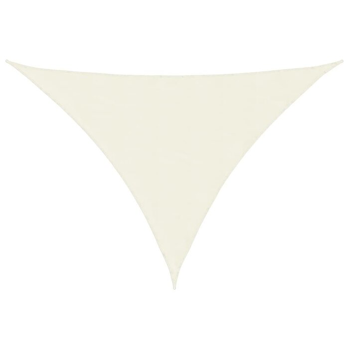 Dreieckiges Sonnensegel 3,5x3,5x4,9m Creme - bis zu 35% Rabatt