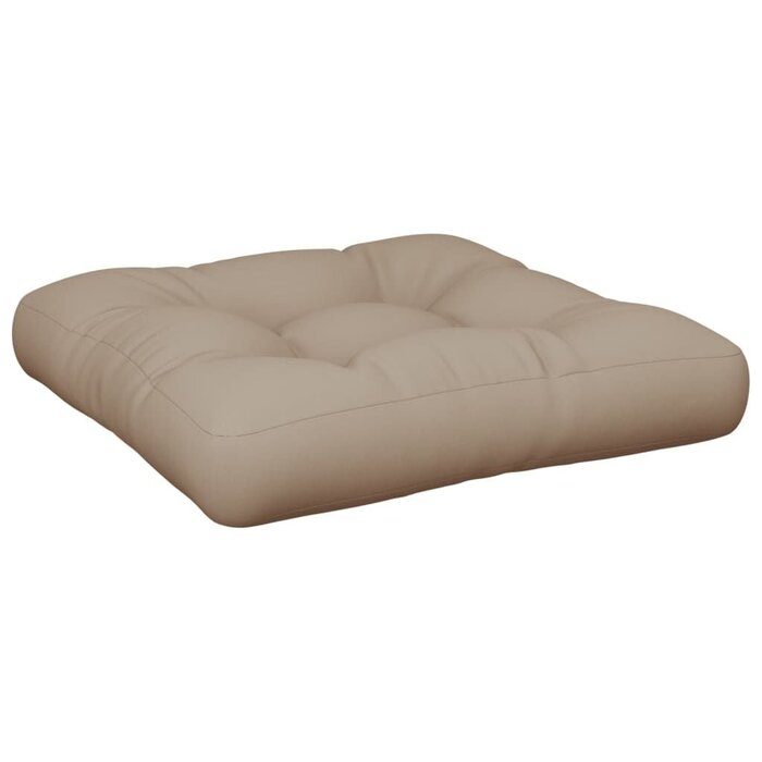 Palettenkissen 58x58x10 cm Taupe - Jetzt bis zu 35% Rabatt sichern