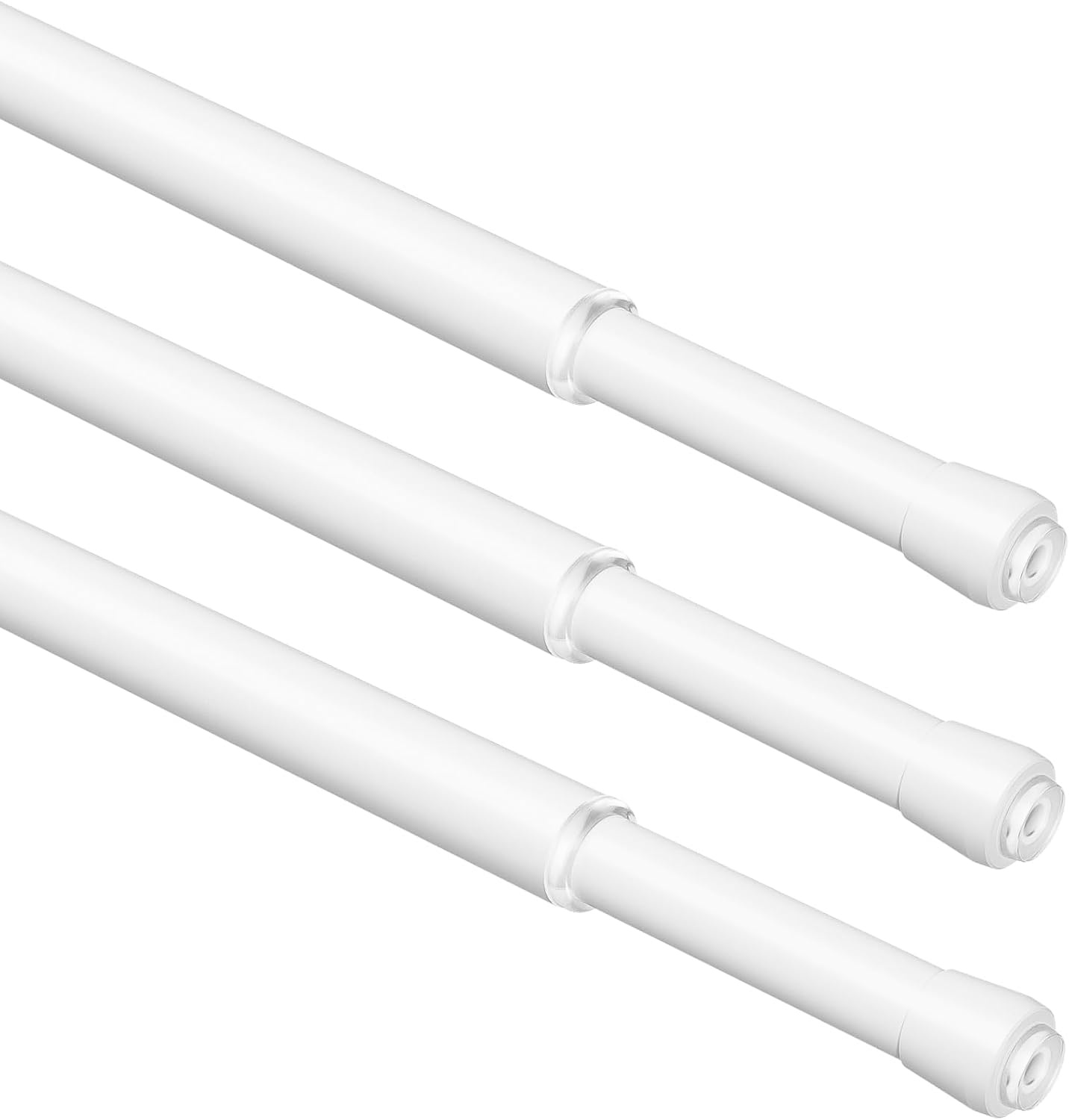Teleskop-Gardinenstangen 2er-Set 42-75 cm - Weiß - bis zu 35% reduziert