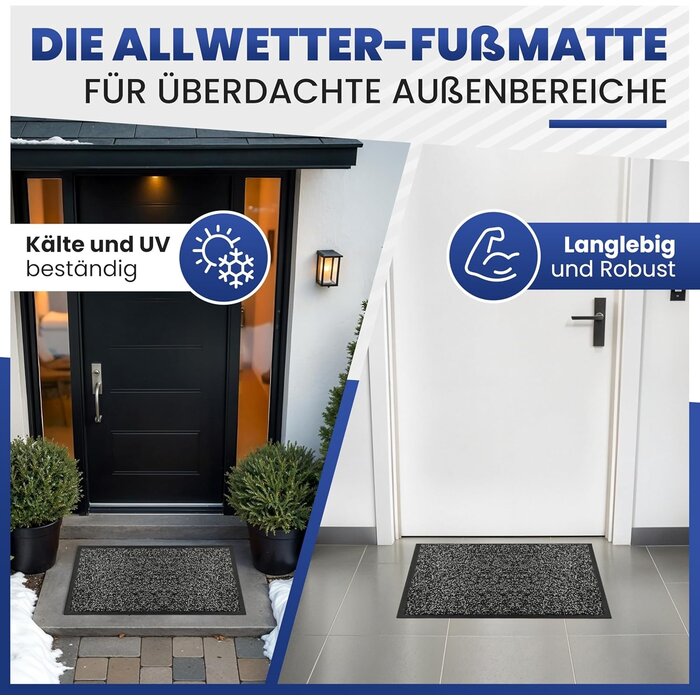 Robuste Fußmatte 61x91cm - rutschfest & langlebig - bis zu 35% Rabatt