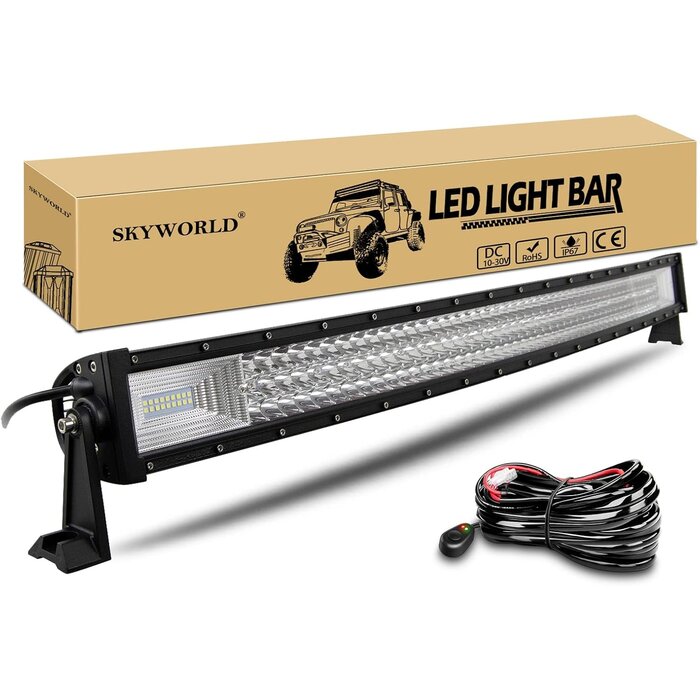 540W LED-Arbeitsscheinwerfer 106,7 cm - Gebogene Lichtleiste bis zu 35% Rabatt