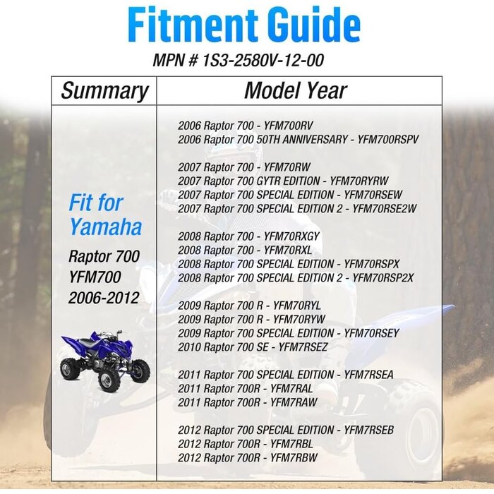 Hinterer Bremssattel für Yamaha Raptor 700 - bis zu 35% Rabatt