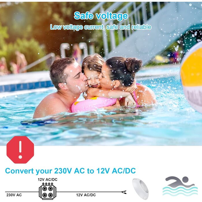RGBW LED Poolscheinwerfer PAR 56 40W - IP68 wasserdicht - bis zu 35% Rabatt