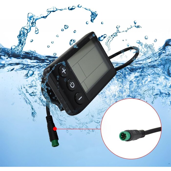 S866 E-Bike LCD-Display 24V-48V mit 5-Pin Anschluss - bis zu 35% Rabatt