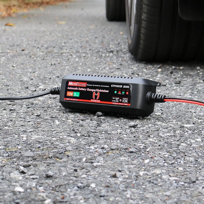 12V 2A Batterieladegerät für Blei-Säure & Lithium - Jetzt bis zu 35% sparen!