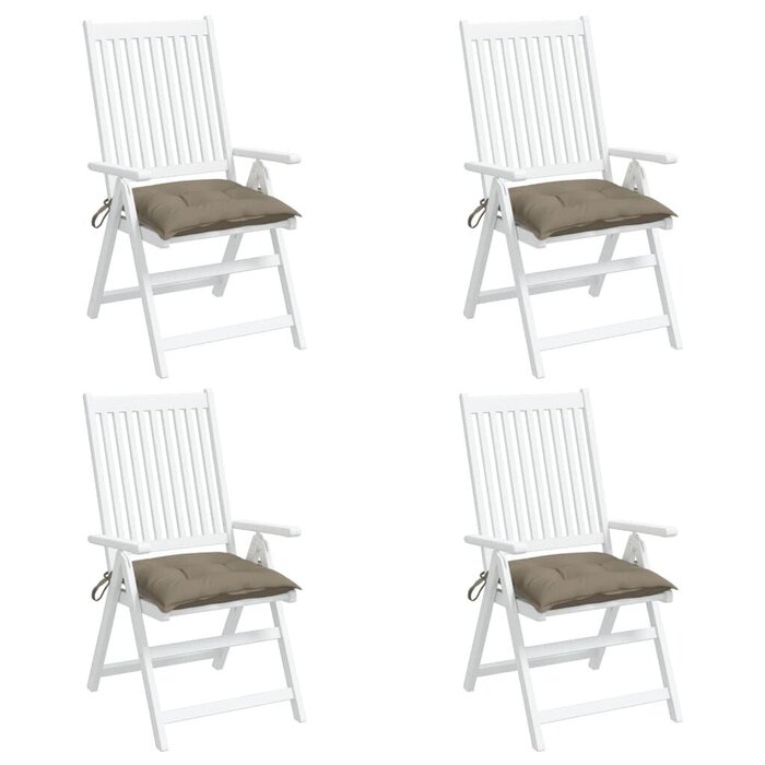 Palettenkissen-Set 4-tlg. 50x50x7 cm Taupe - Jetzt bis zu 35% Rabatt