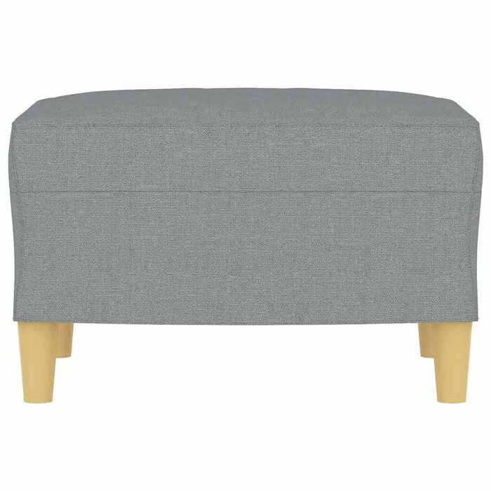 Moderner Fußhocker Hellgrau 60x50x41 cm - Outlet-Angebot bis zu 35% Rabatt