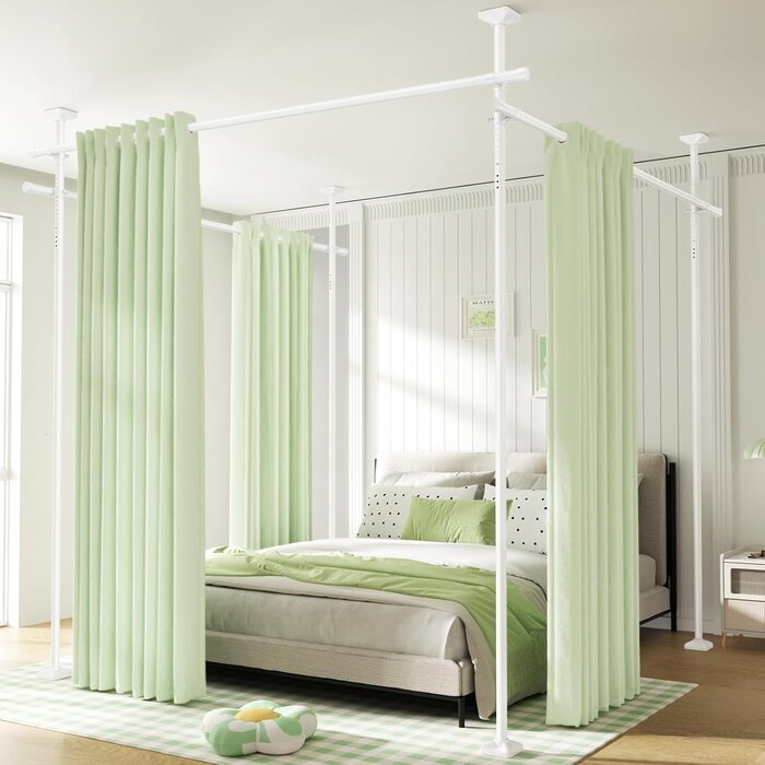 Teleskop-Raumteiler & Garderobe - flexibel & ohne Bohren - bis zu 35% Rabatt