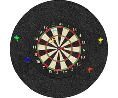 Dartboard-Wandschutz Filzfliesen 4er-Set - bis zu 35 % Rabatt