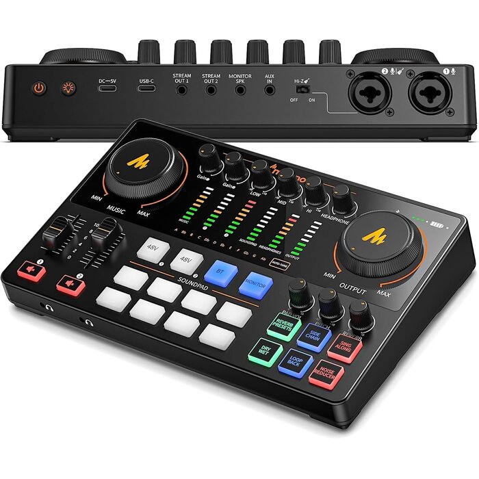 Podcast-Mischpult mit Audio-Interface - sparen Sie jetzt bis zu 35%