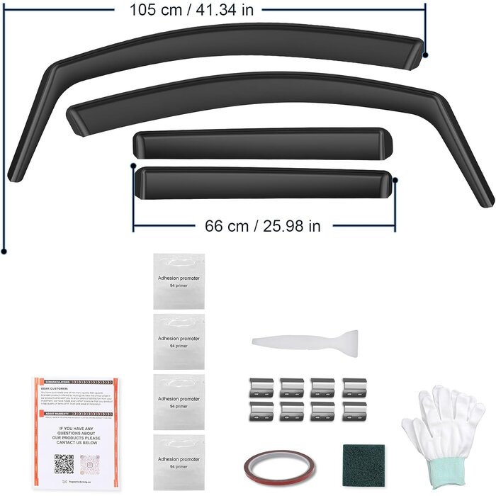 Windabweiser Set für VW Touran 2004-2015 - Jetzt bis zu 35% Rabatt sichern