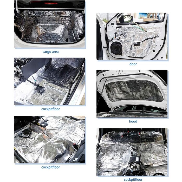 Schalldämm- & Hitzeschutzmatte 300x100cm - bis zu 35% Rabatt im Outlet