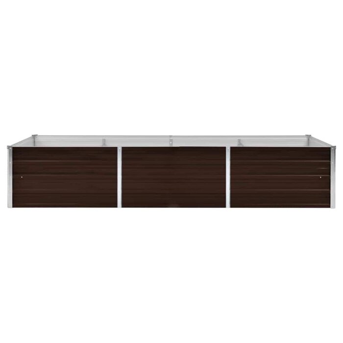 Großes Hochbeet aus verzinktem Stahl 240x80x45cm - bis zu 35% Rabatt