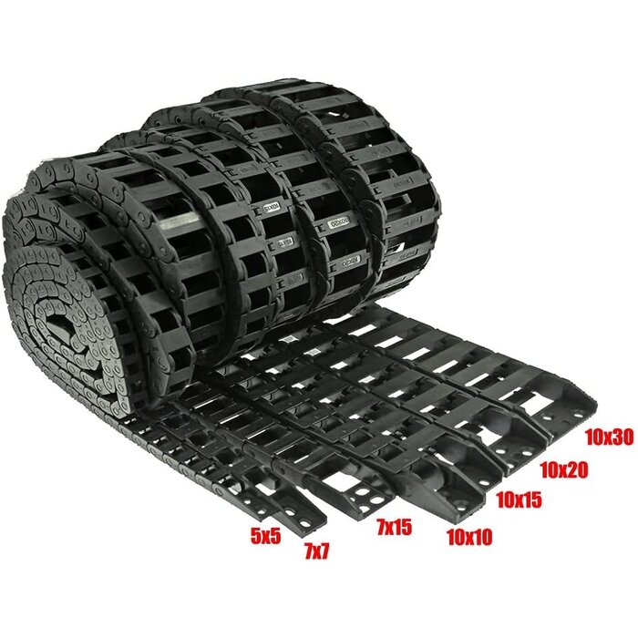 Energiekette 10x15mm, 1000mm, R18 - Profi-Kabelmanagement - bis zu 35% Rabatt