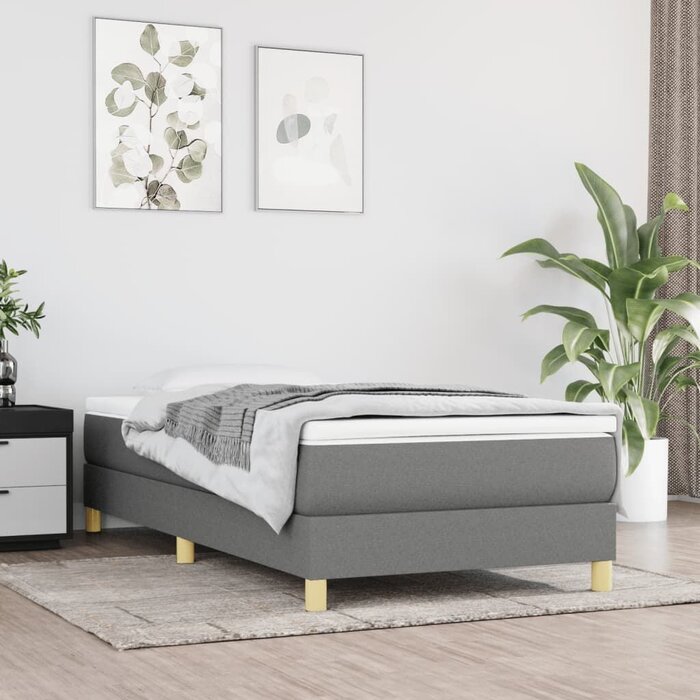 Bettrahmen 80x200 cm Dunkelgrau - Stilvoll & bis zu 35% Rabatt