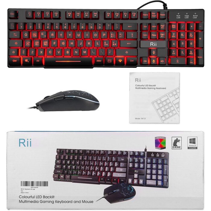 Gaming-Tastatur & Maus Set IT-Layout, bis zu 35% Rabatt