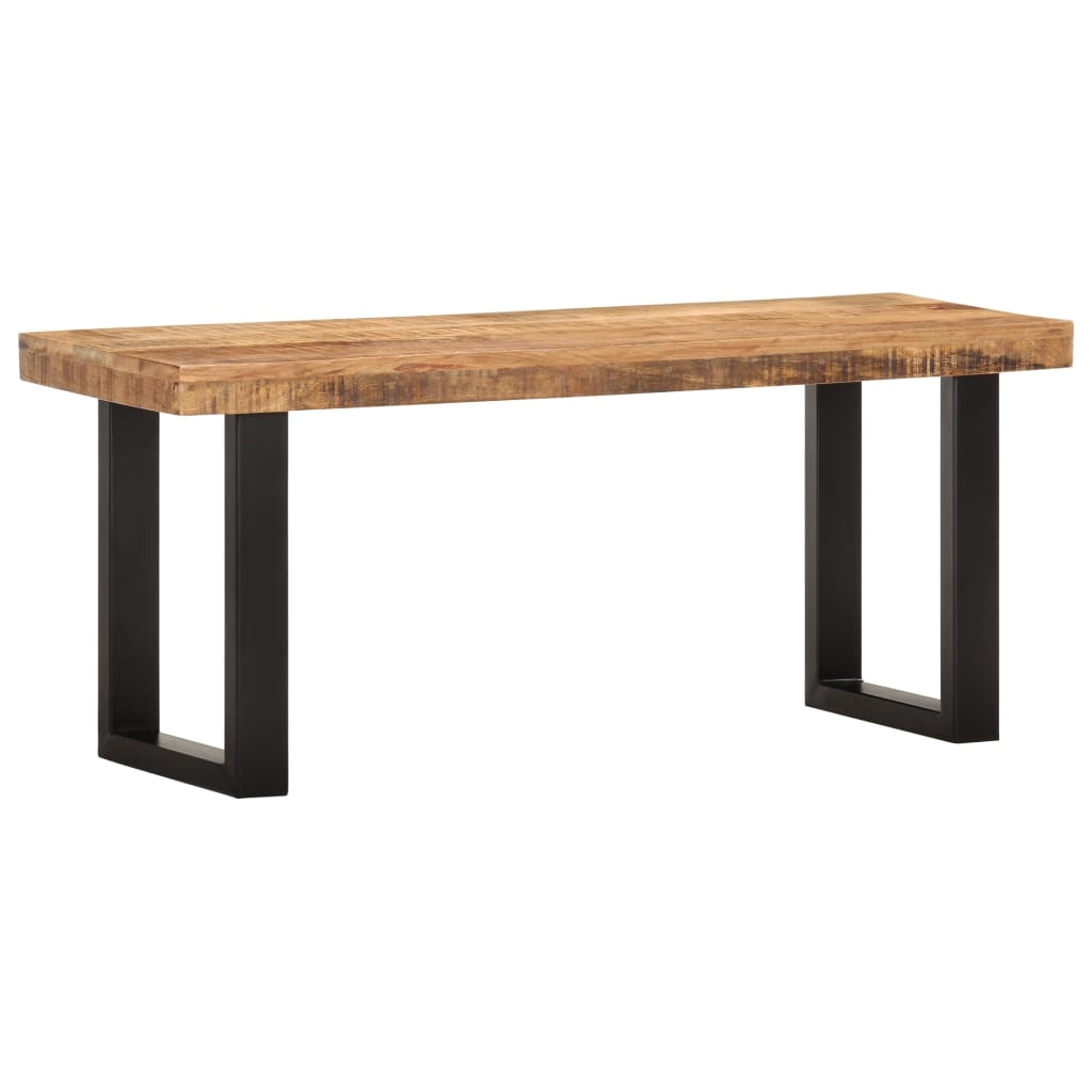 Industrie-Sitzbank aus Mangoholz 110 cm - jetzt bis zu 35 % sparen