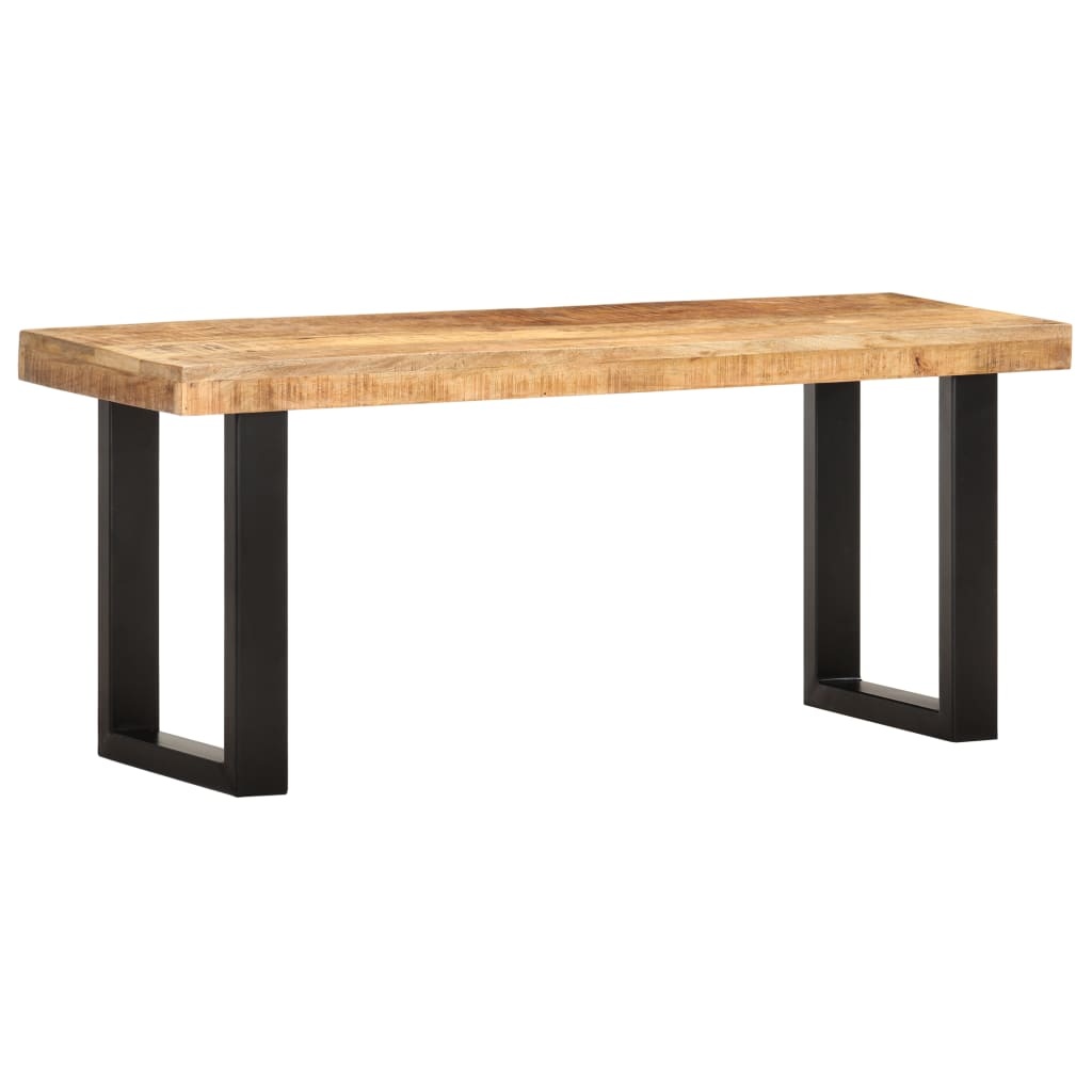 Industrie-Sitzbank aus Mangoholz 110 cm - jetzt bis zu 35 % sparen
