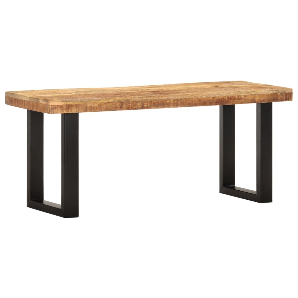 Industrie-Sitzbank aus Mangoholz 110 cm - jetzt bis zu 35 % sparen