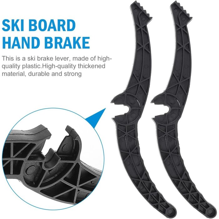 Schlitten Bremshebel-Set, 35 cm, Schwarz - bis zu 35% Rabatt