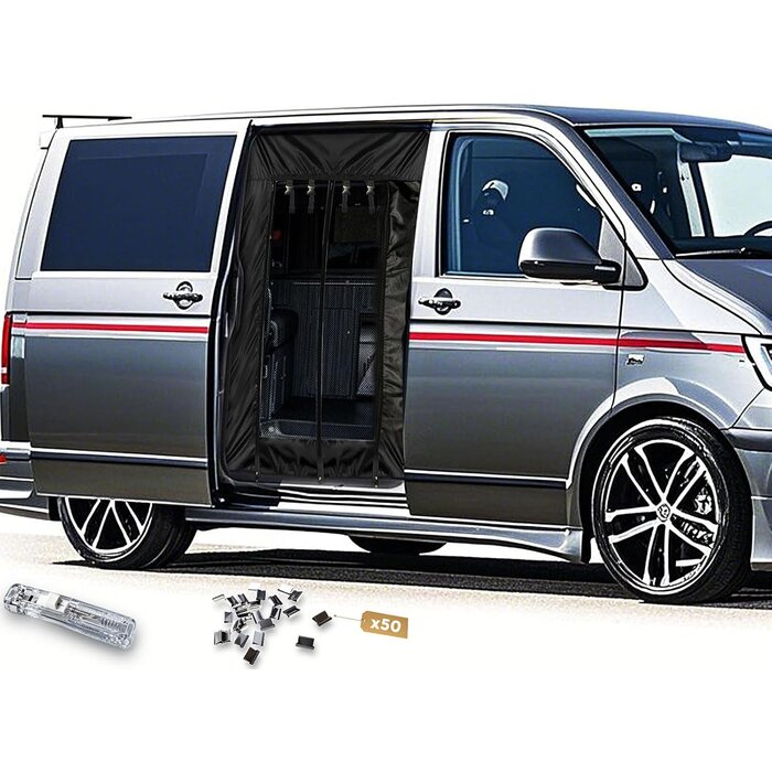 Campervan Fliegengitter für VW T4/T5/T6 - Schwarz - bis zu 35% Rabatt