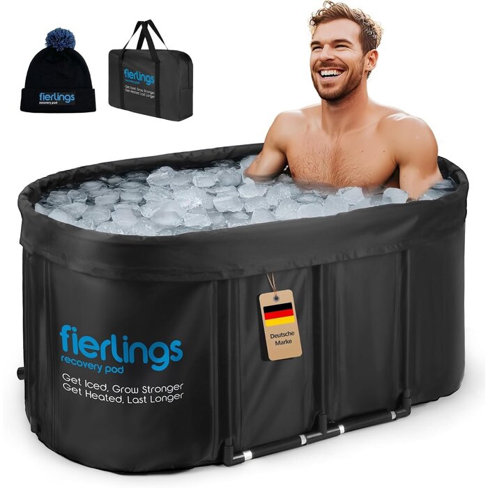 Ovales Eisbad 120 cm - Klappbare Kältewanne - Bis zu 35% Rabatt
