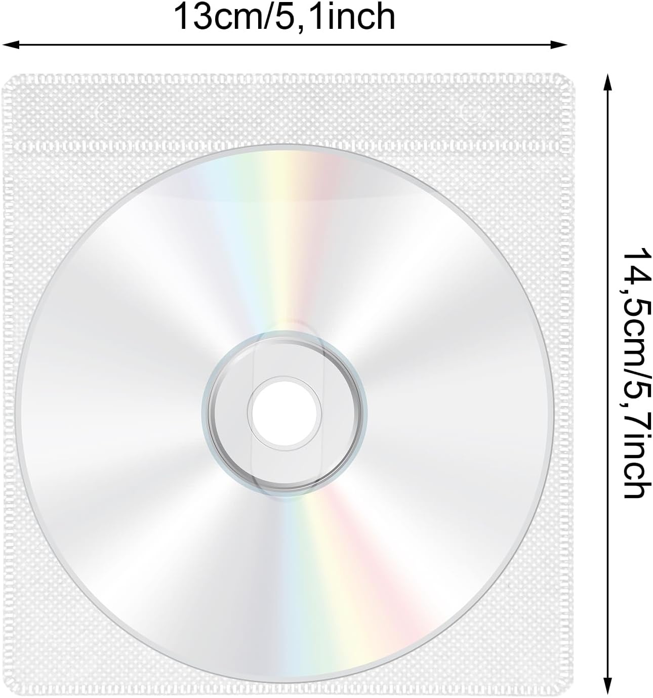 200x CD- & DVD-Schutzhüllen transparent - Platzsparend - bis zu 35% Rabatt