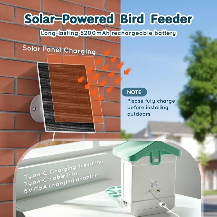 Smarte Vogelfutterstation mit 2K Kamera & KI - bis zu 35% Rabatt