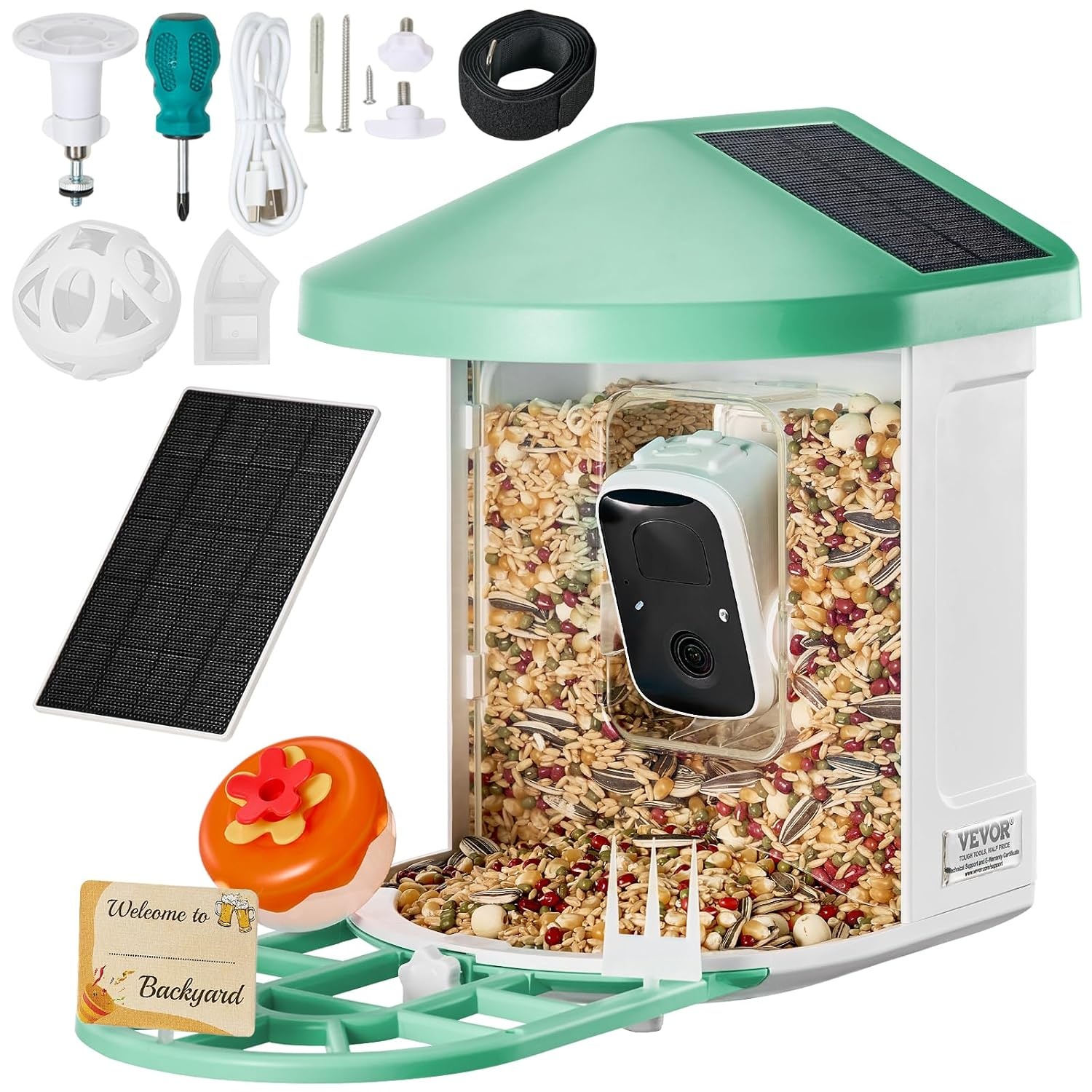 Smarte Vogel-Futterstation mit 2K Kamera & KI - bis zu 35% Rabatt