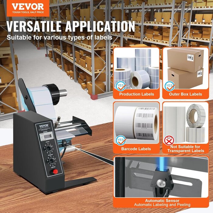 Automatischer Etikettenspender 15-125 mm - Jetzt bis zu 35% Rabatt sichern!
