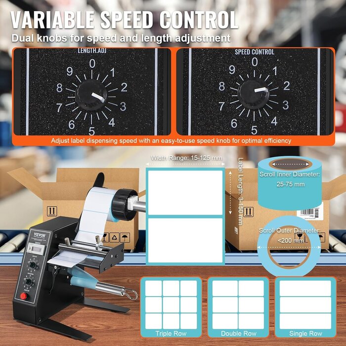 Automatischer Etikettenspender 15-125 mm - Jetzt bis zu 35% Rabatt sichern!