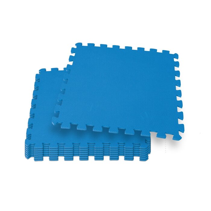 Pool-Bodenmatten-Set 8 Teile 50x50cm - Blau - bis zu 35% Rabatt