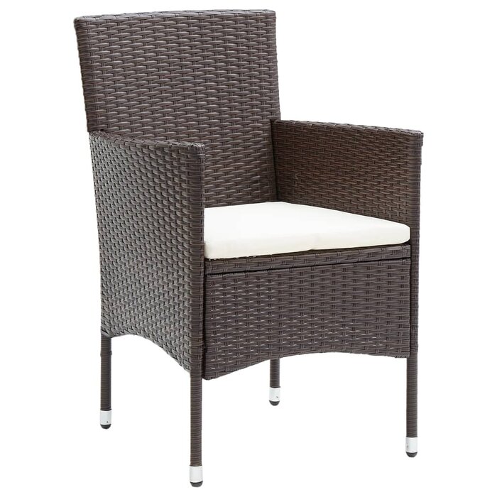 5-tlg. Gartenmöbel-Set aus Rattan - Braun - Sparen Sie bis zu 35%