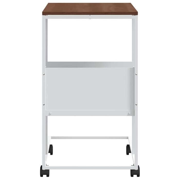 C-Form Beistelltisch auf Rollen, 55x36x63,5 cm - Jetzt bis zu 56,8% sparen