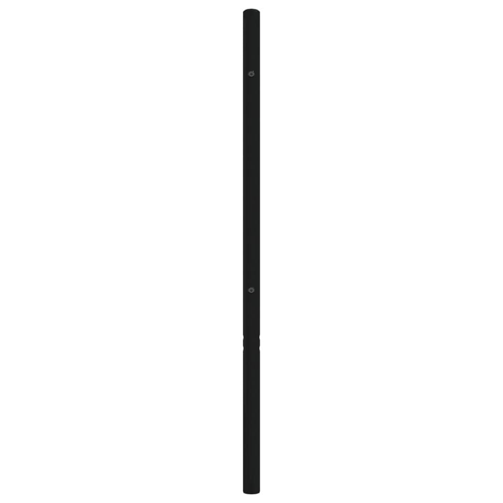 Vidaxl Bettkopfteil aus Metall, 120 cm, Schwarz - jetzt bis zu 58% Rabatt