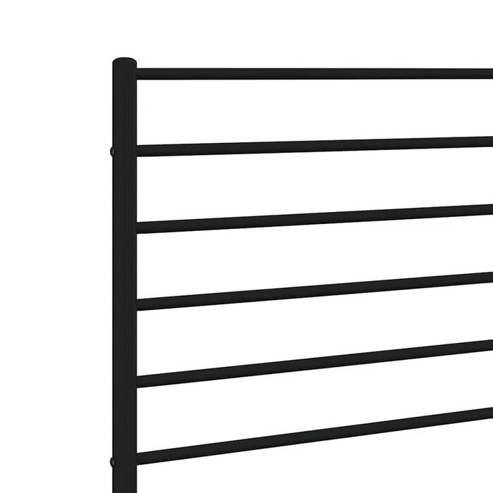 Vidaxl Bettkopfteil aus Metall, 120 cm, Schwarz - jetzt bis zu 58% Rabatt