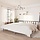 Massivholz-Bettgestell 200x200 cm - Grau - Bis zu 78,3% Rabatt