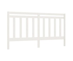 Vidaxl Bett-Kopfteil aus massivem Kiefernholz, Weiß, 206x100 cm - bis zu 54% Rabatt